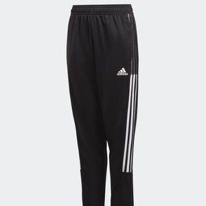 BLACK ADIDAS TRACK PANTS WTIH ANKLE ZIPPER